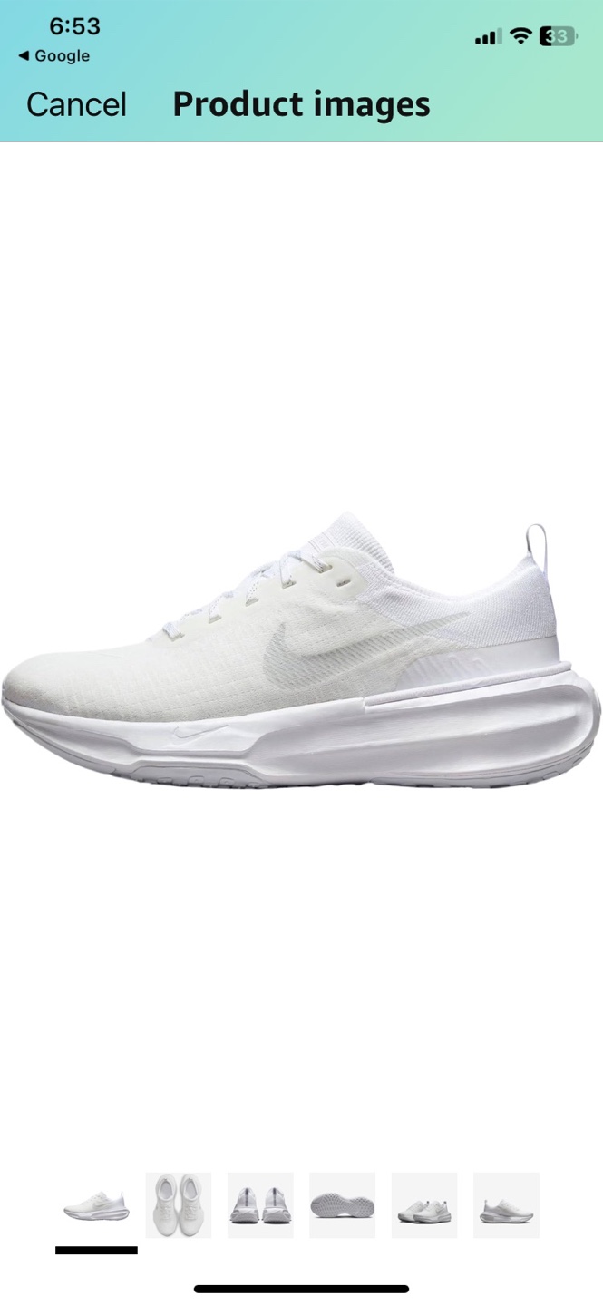 Nike White Running Shoes - photo 2