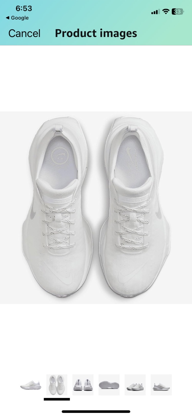 Nike White Running Shoes - photo 3