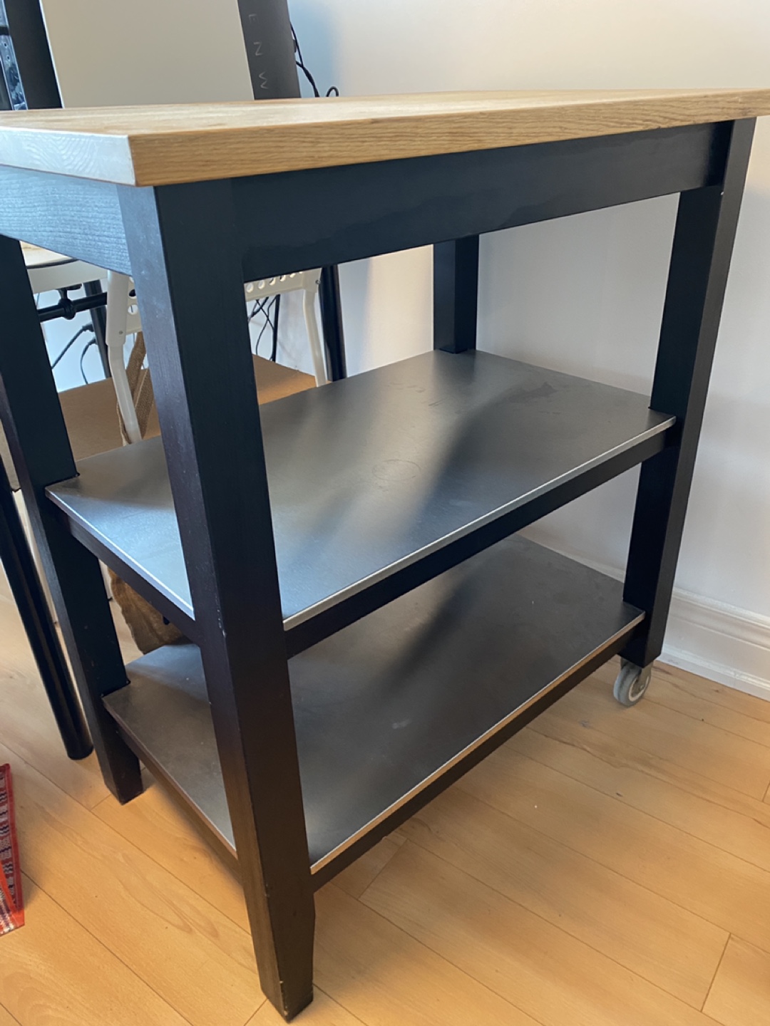 Kitchen Island with Wooden Top - photo 2