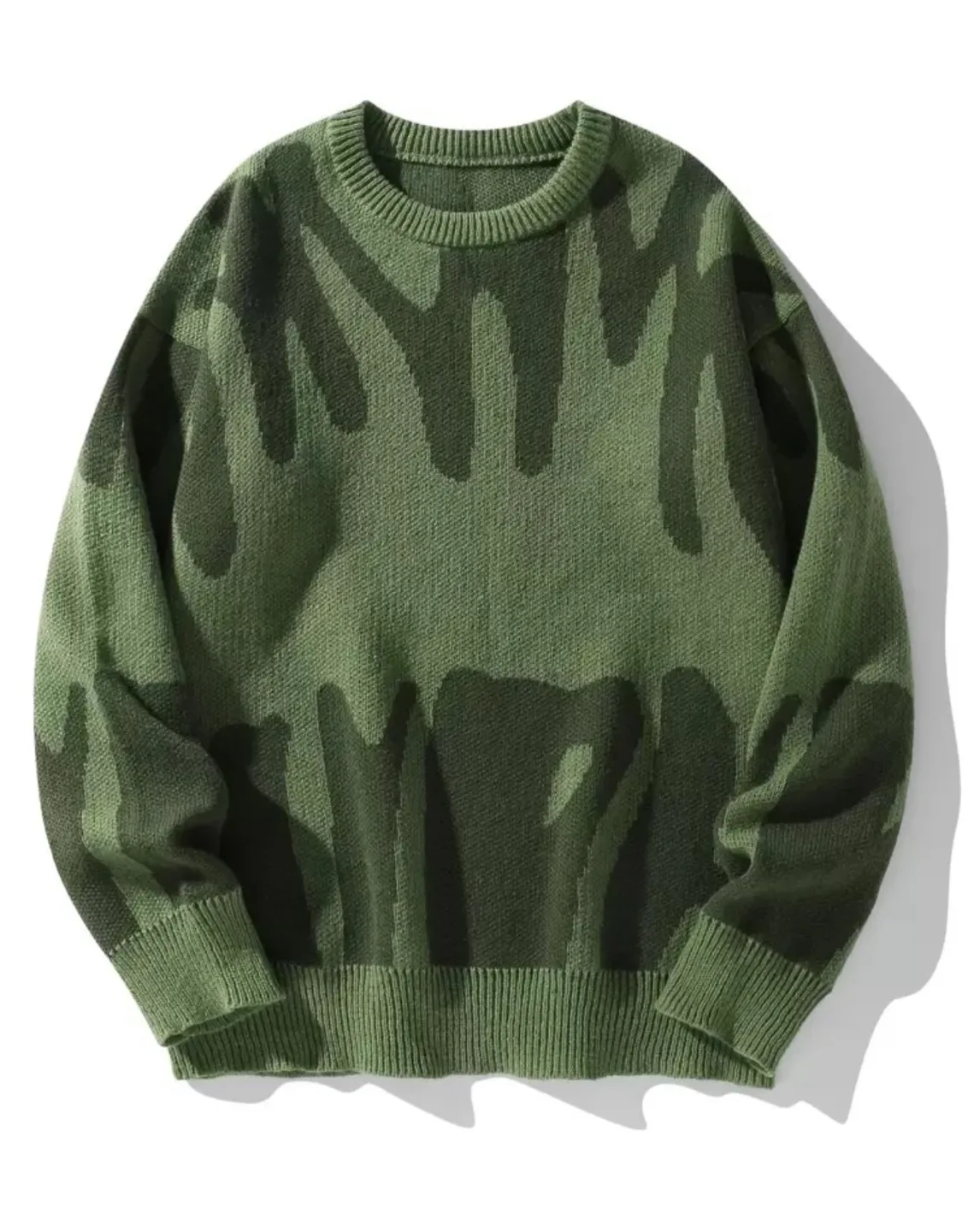 Green Camouflage Sweater thumbnail