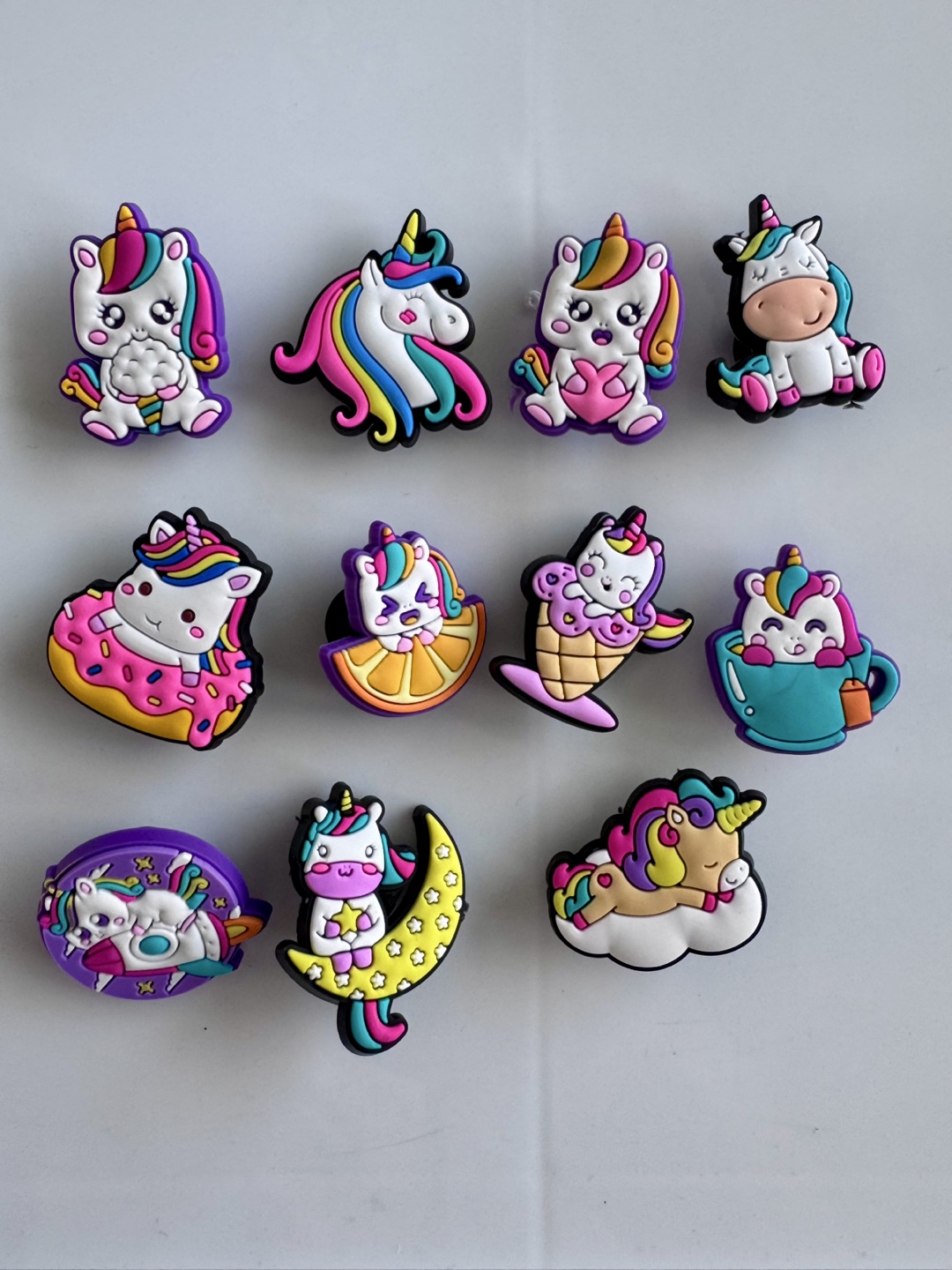Unicorn Jibbitz - 11 per pack - 2 styles - brand new. - photo 2
