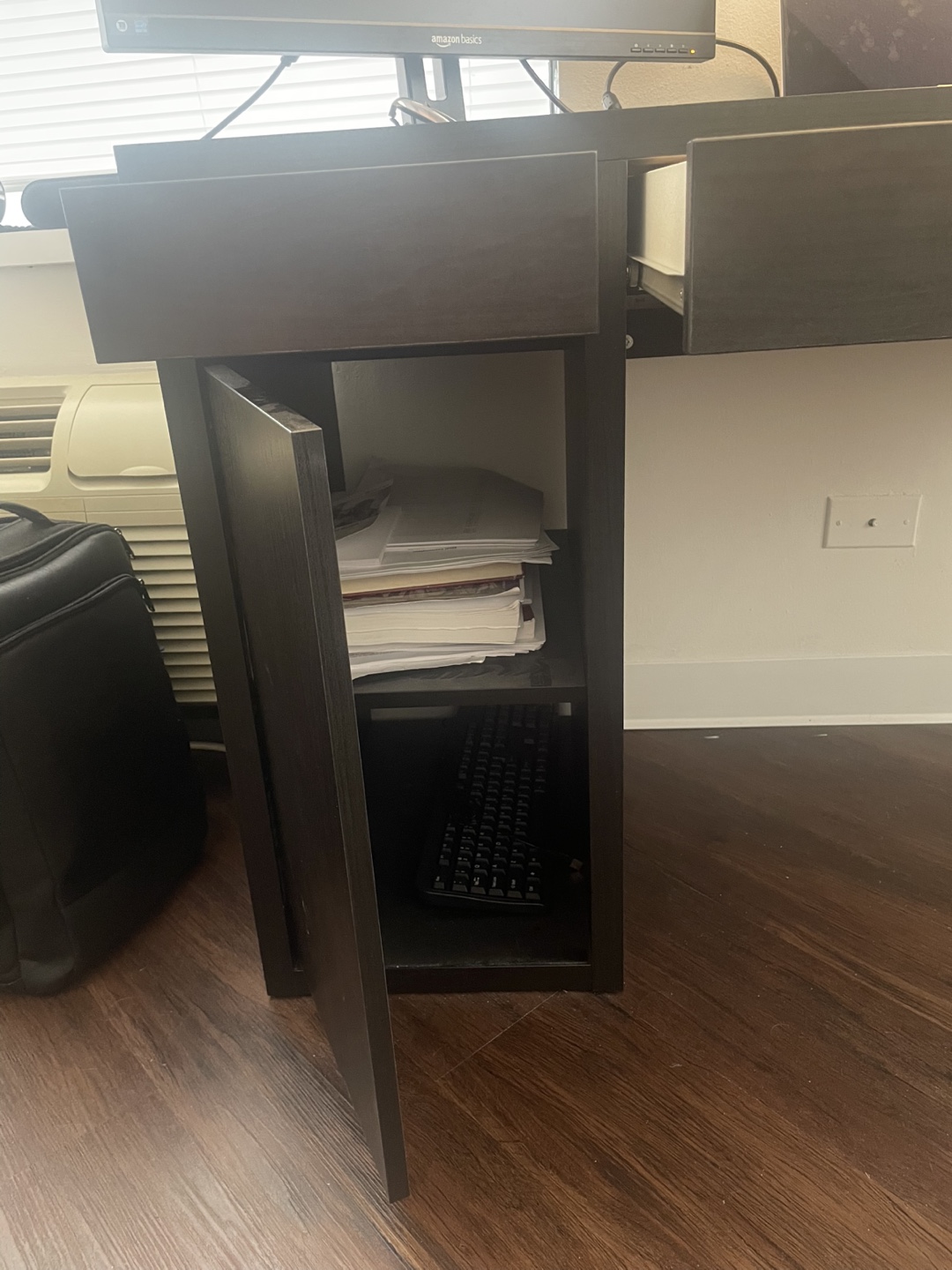 Modern Dark Brown Desk - photo 3