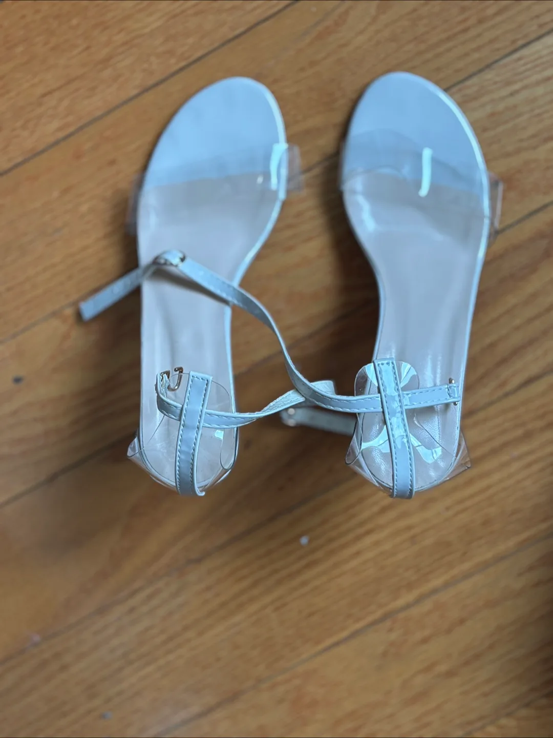 Clear Strap Heeled Sandals thumbnail