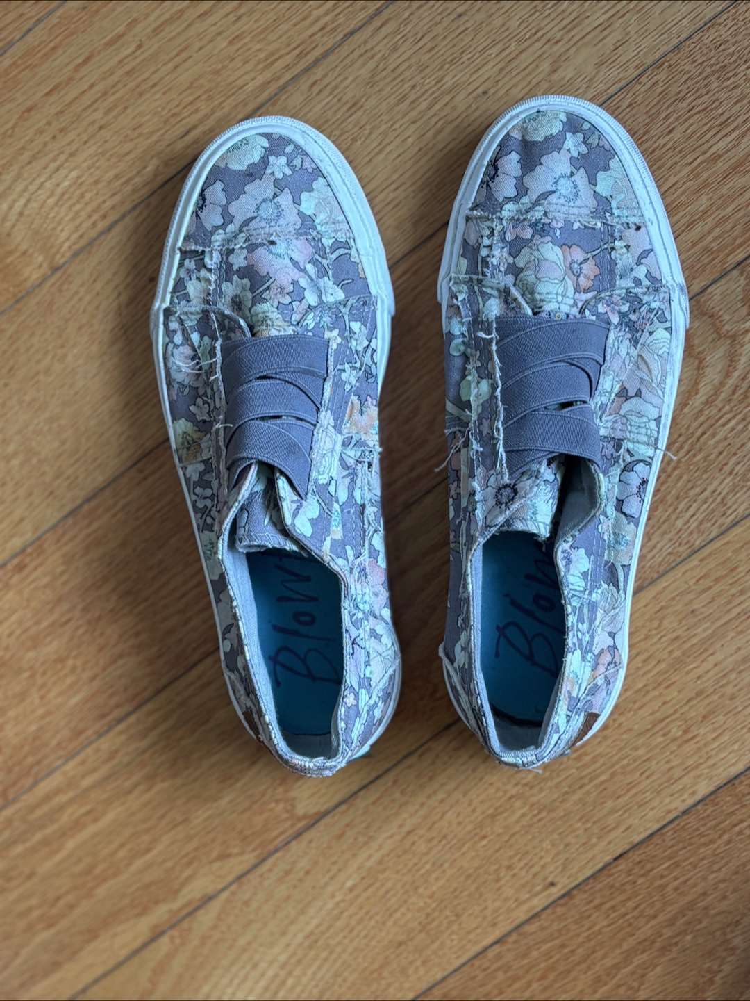 Floral Slip-On Sneakers