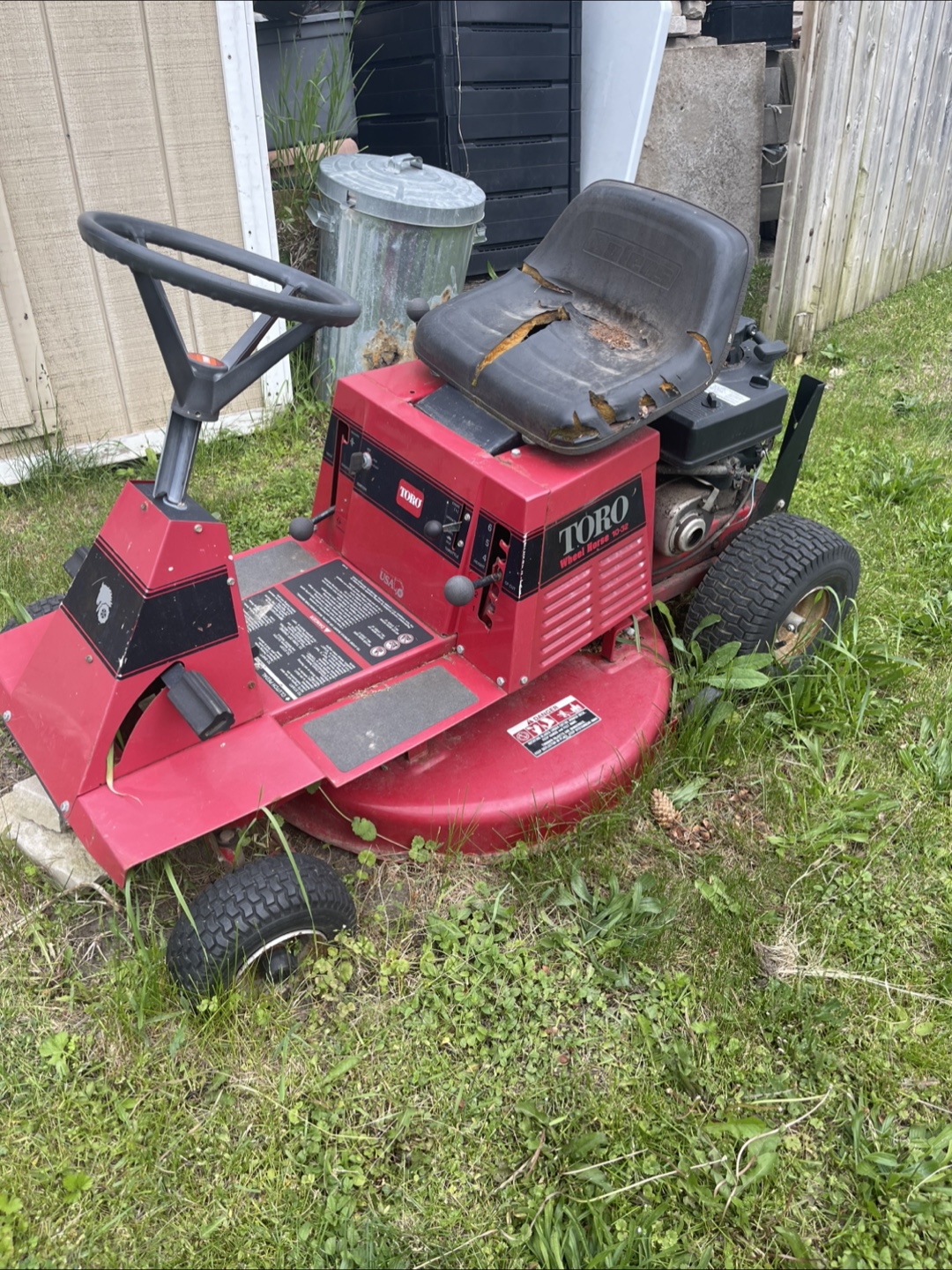 Toro Wheel Horse Ride-On Lawn Mower