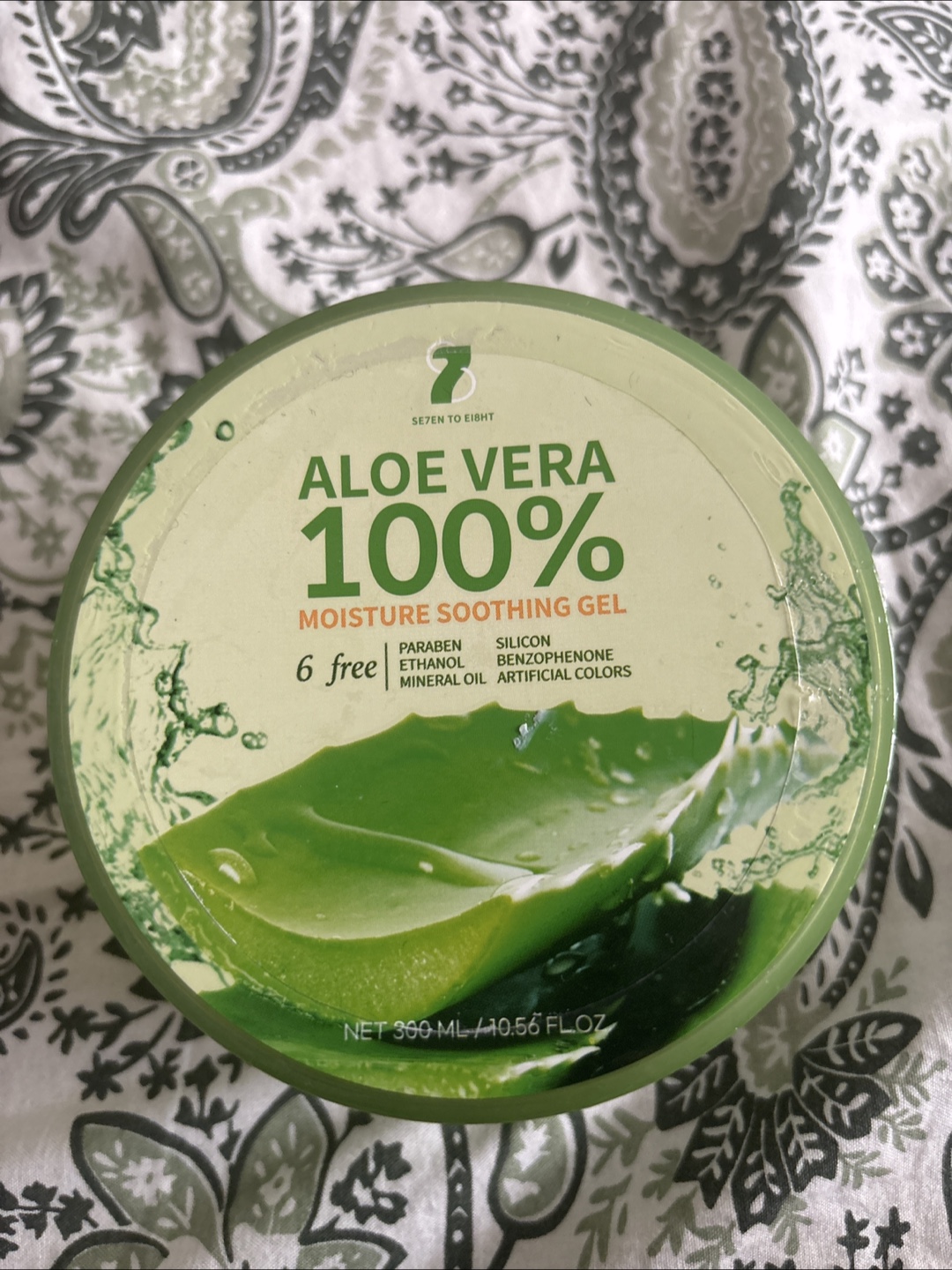 Seven to Eight Aloe Vera 100% Moisture Soothing Gel
