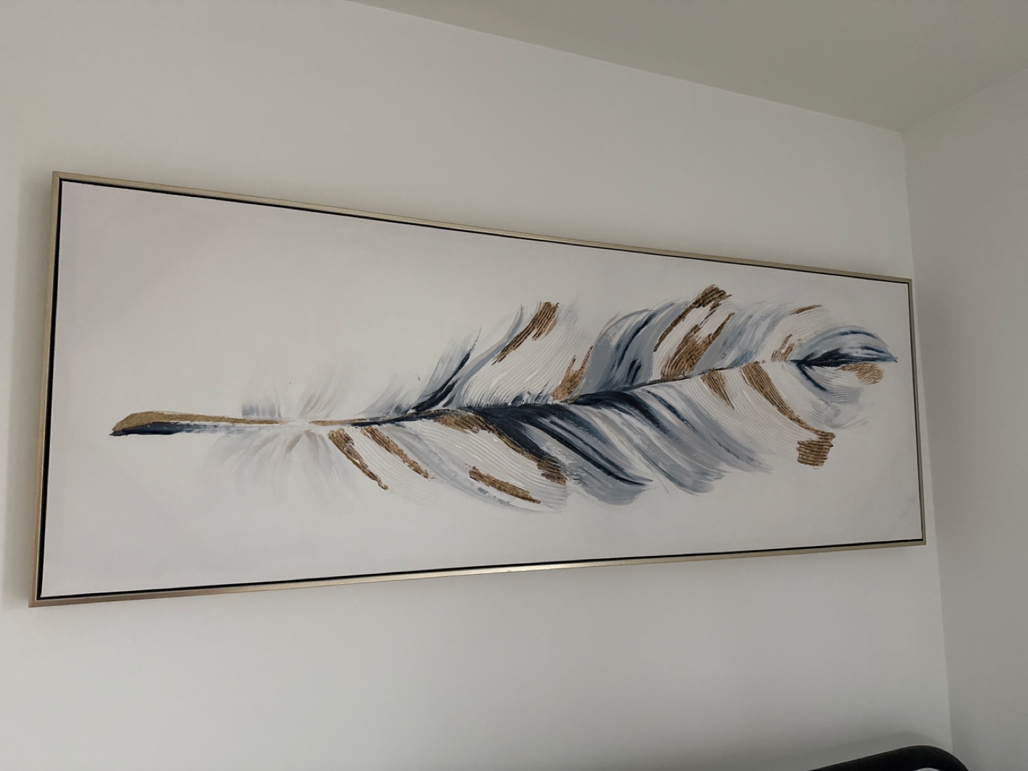 Feather Artwork on Canvas