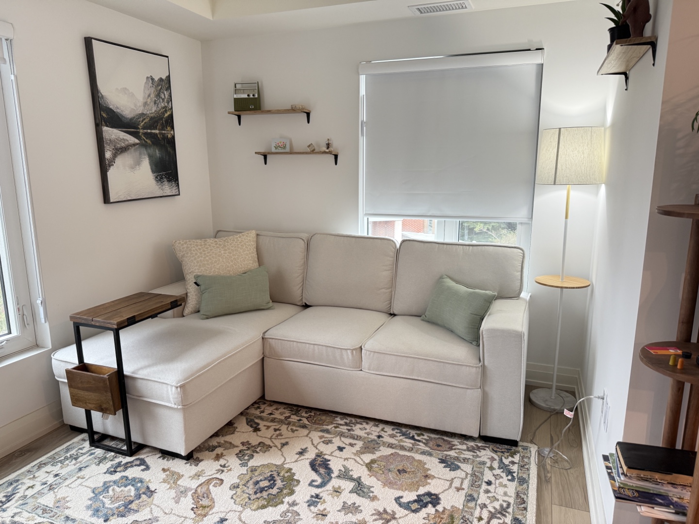 Floor Lamp with Side Table - photo 2
