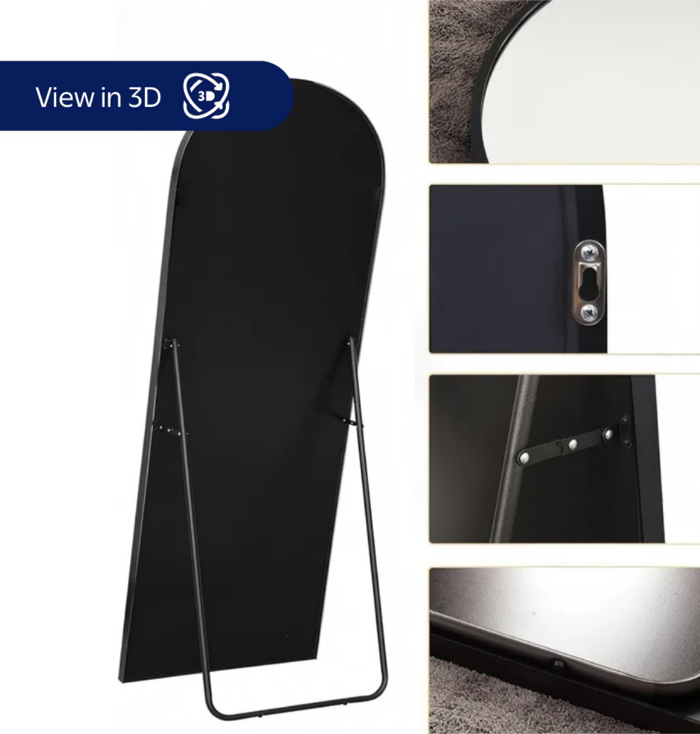 Arched Full Length Mirror - photo 5
