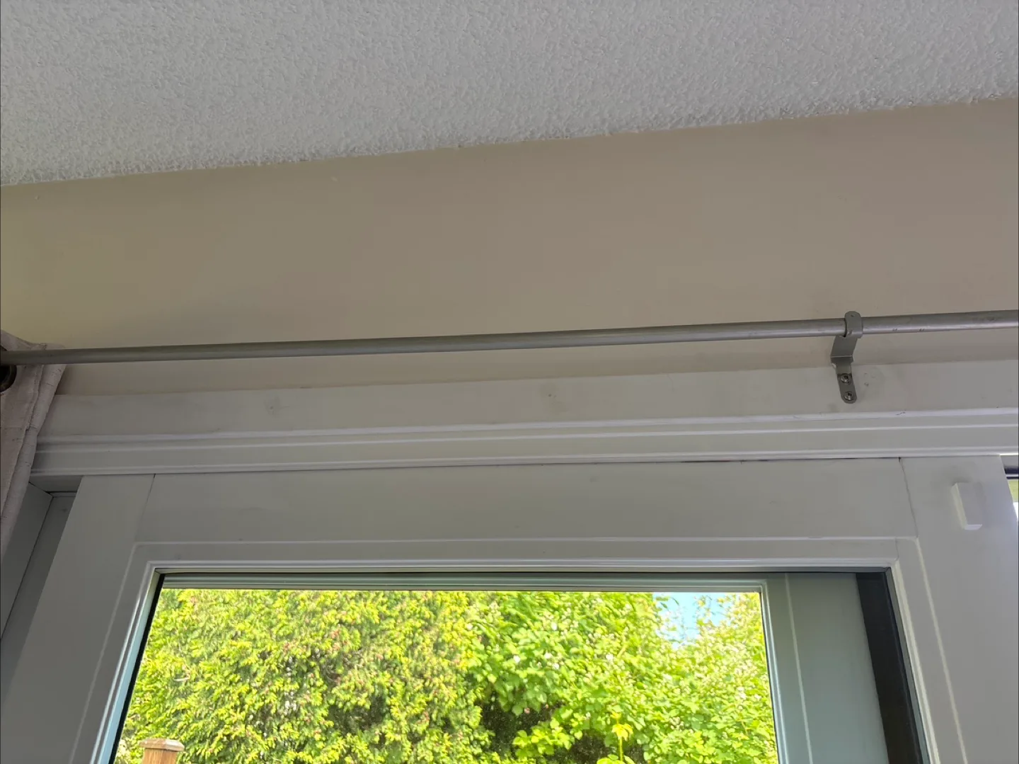 Stainless Steel Curtain Rod and brackets thumbnail