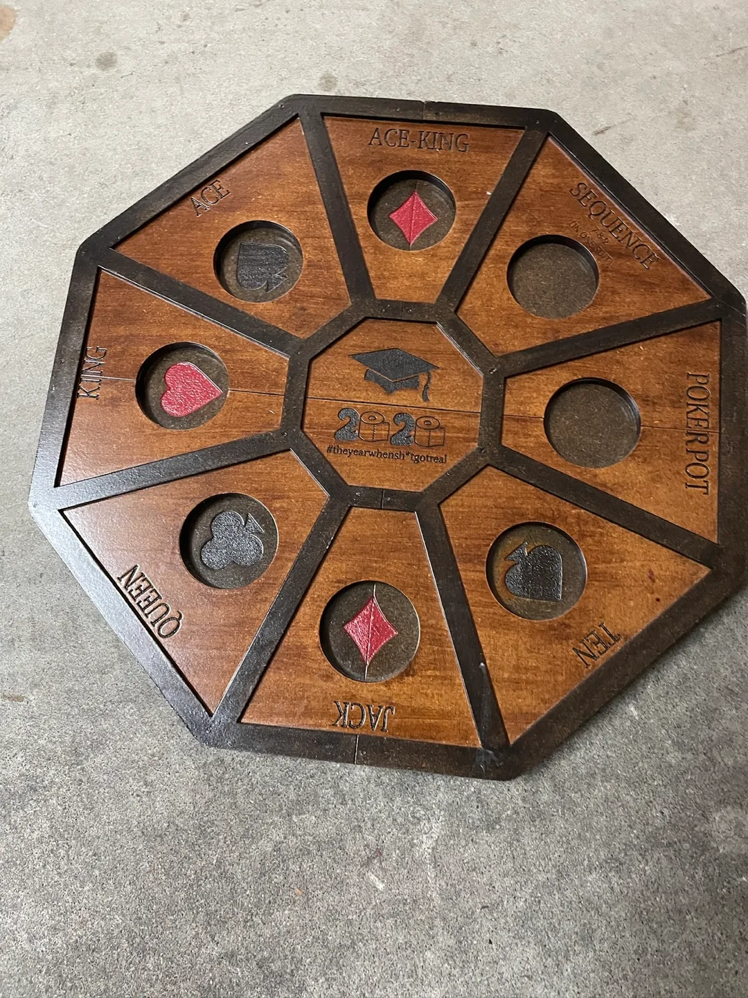 Wooden Rummoli Poker Card Game image indicator(2)
