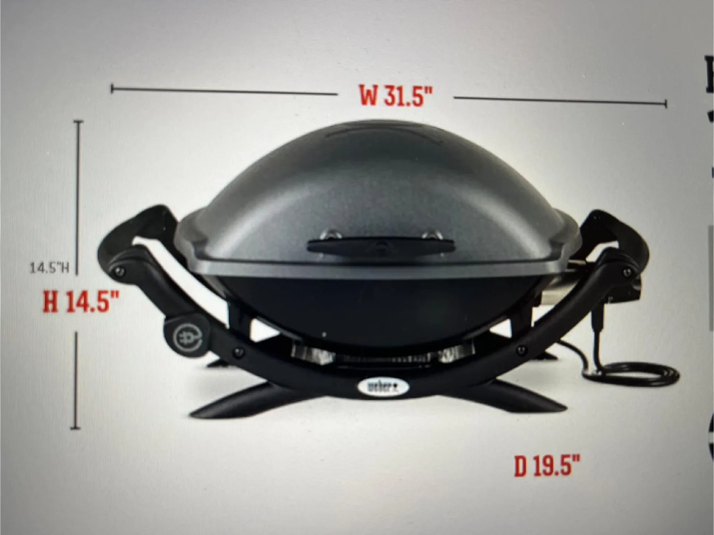 Weber Eletric Grill image indicator(3)