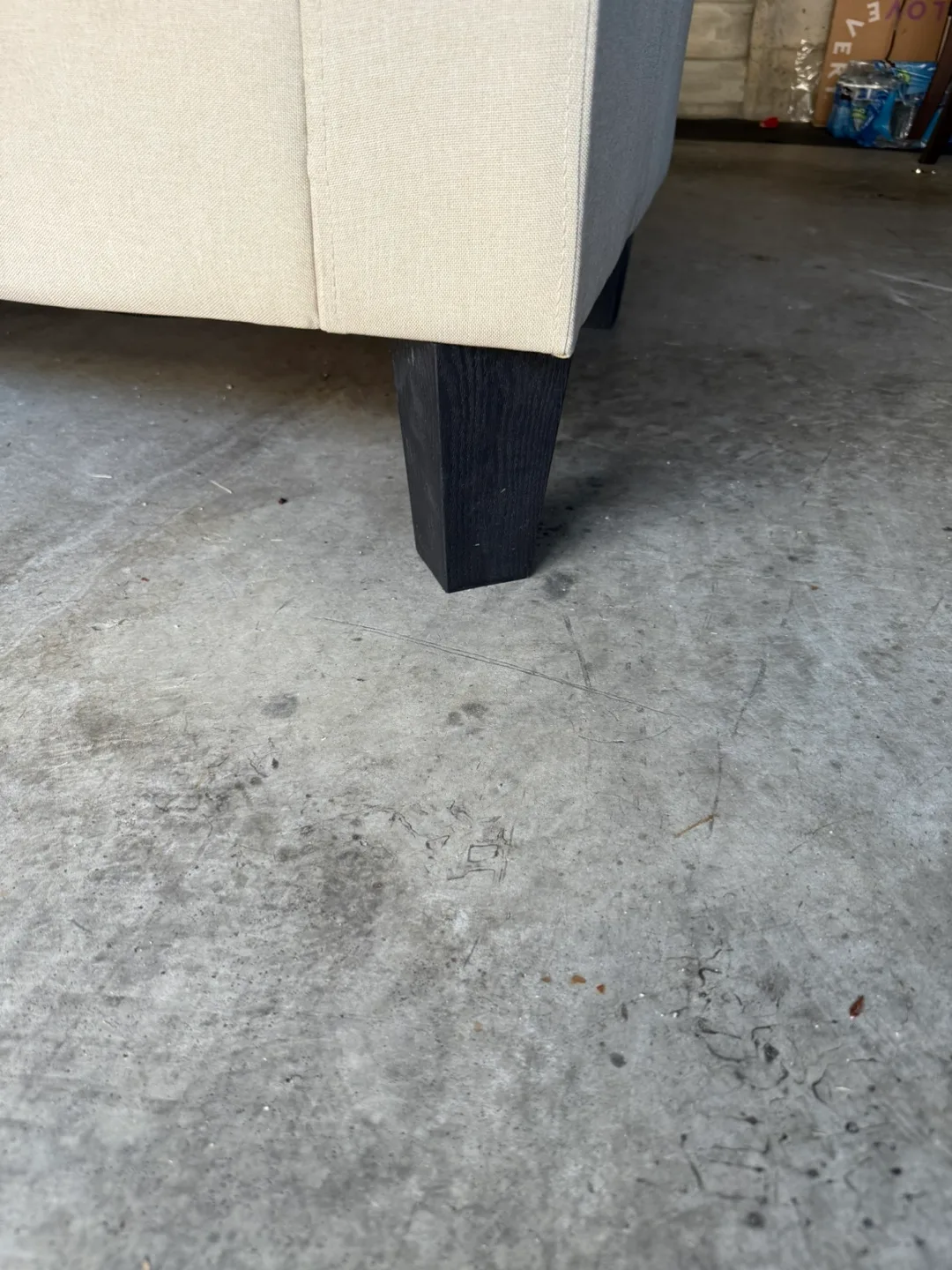 Beige Sectional Sofa with Ottoman image indicator(9)