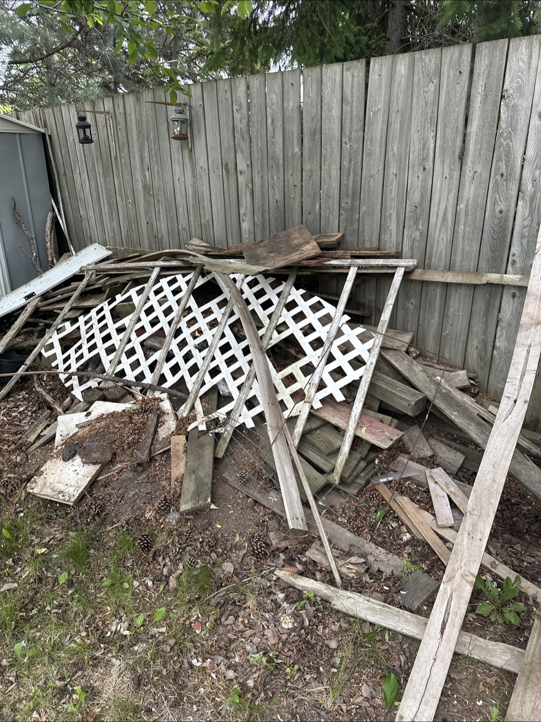 #freecycle Free pressure treated fence boards