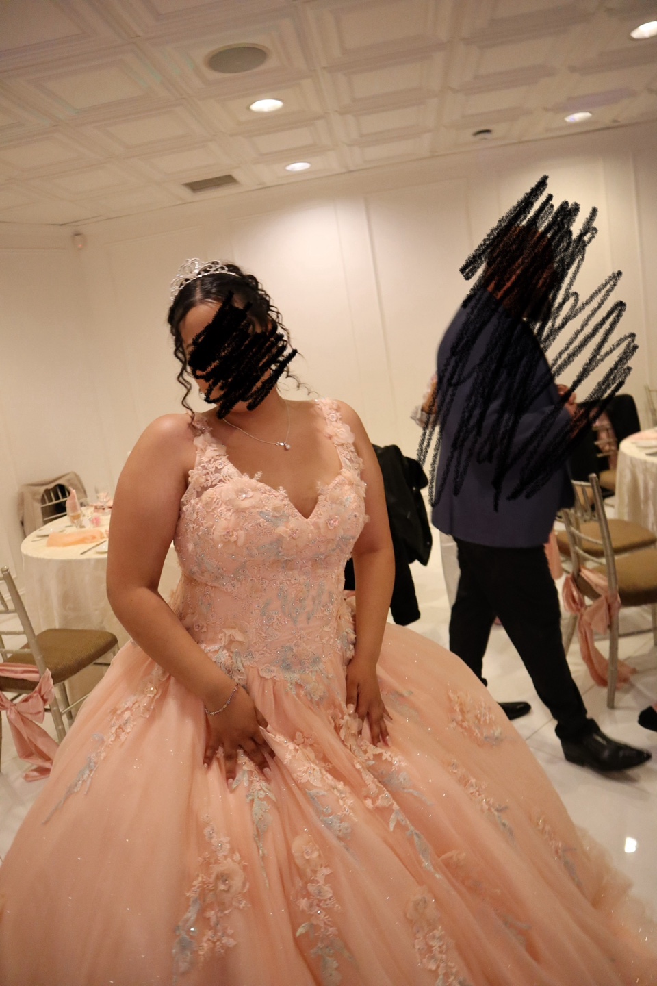 Pink Formal Ball Gown for sweet 16 or quinceañera