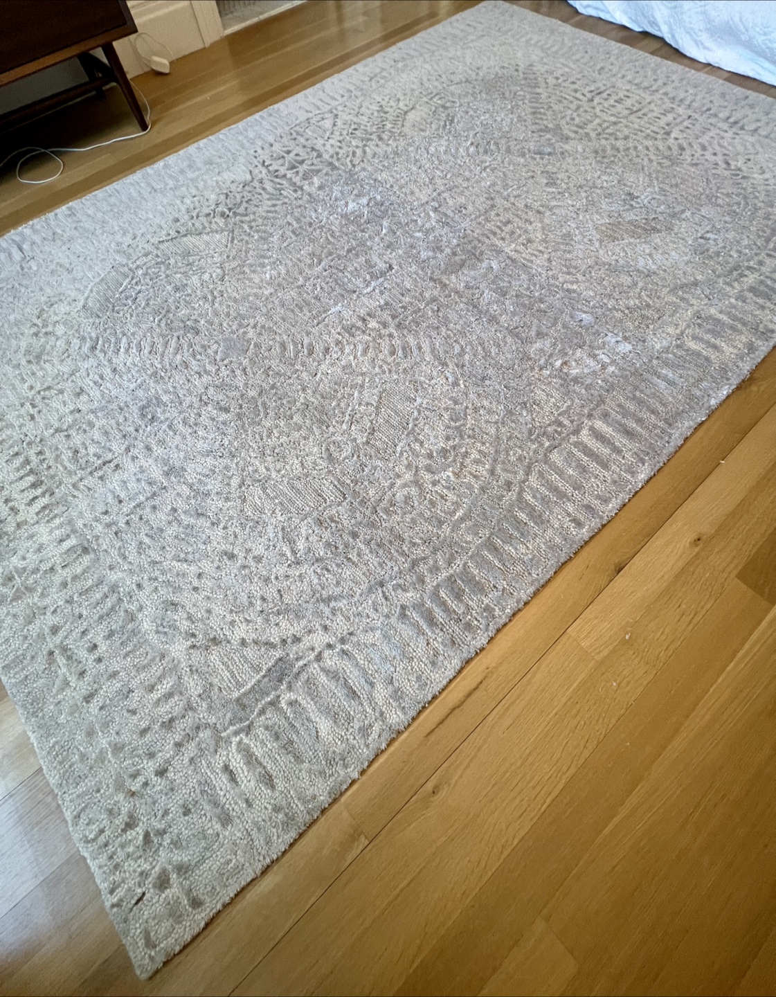 6’ x 9’ “Maze” rug from West Elm