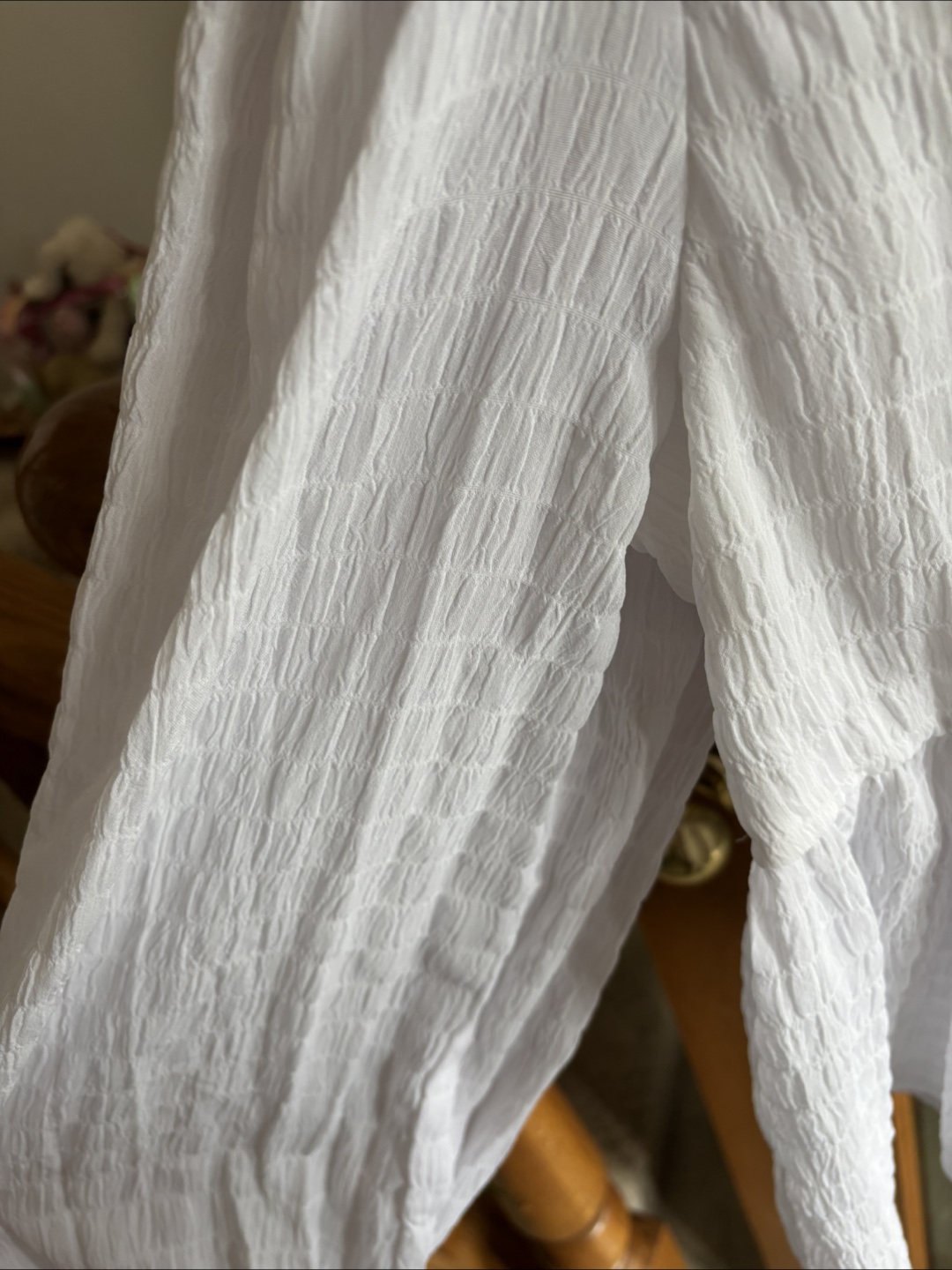 WAYFE White textured top - photo 4