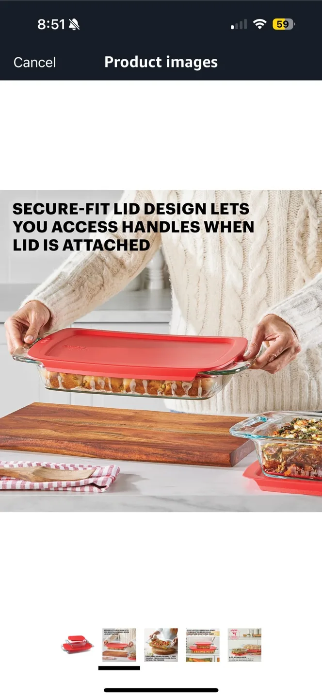 Pyrex Easy Grab Value-Plus Pack Baking Dish Set image indicator(3)