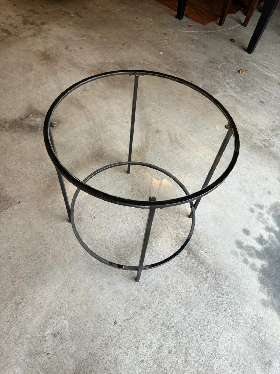 Round Glass Top Side Table image indicator(3)