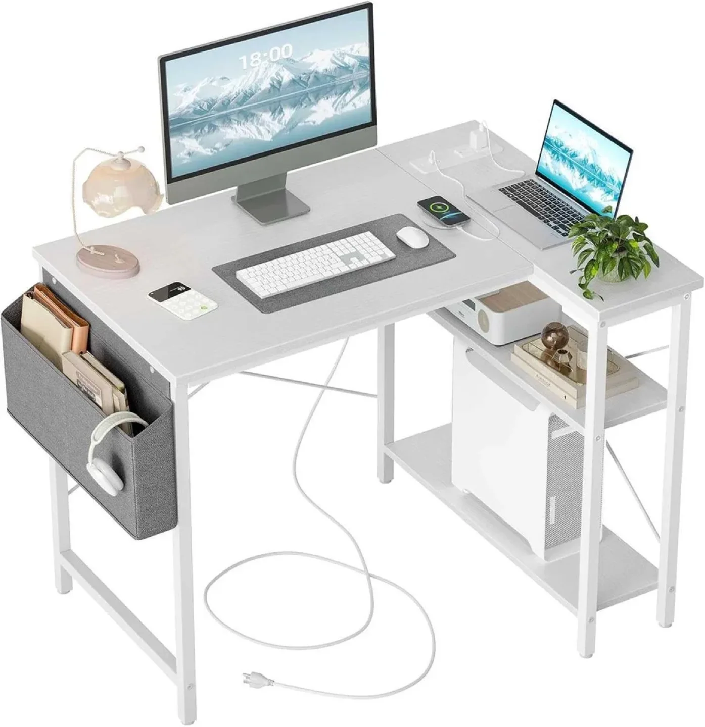 New White computer  Desk - Unused thumbnail