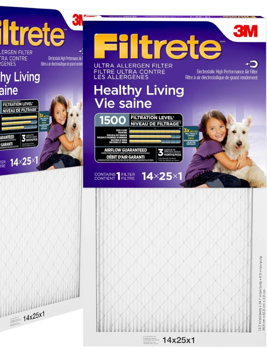 Filtrete 12x25x1 MERV 12 Air Filter thumbnail