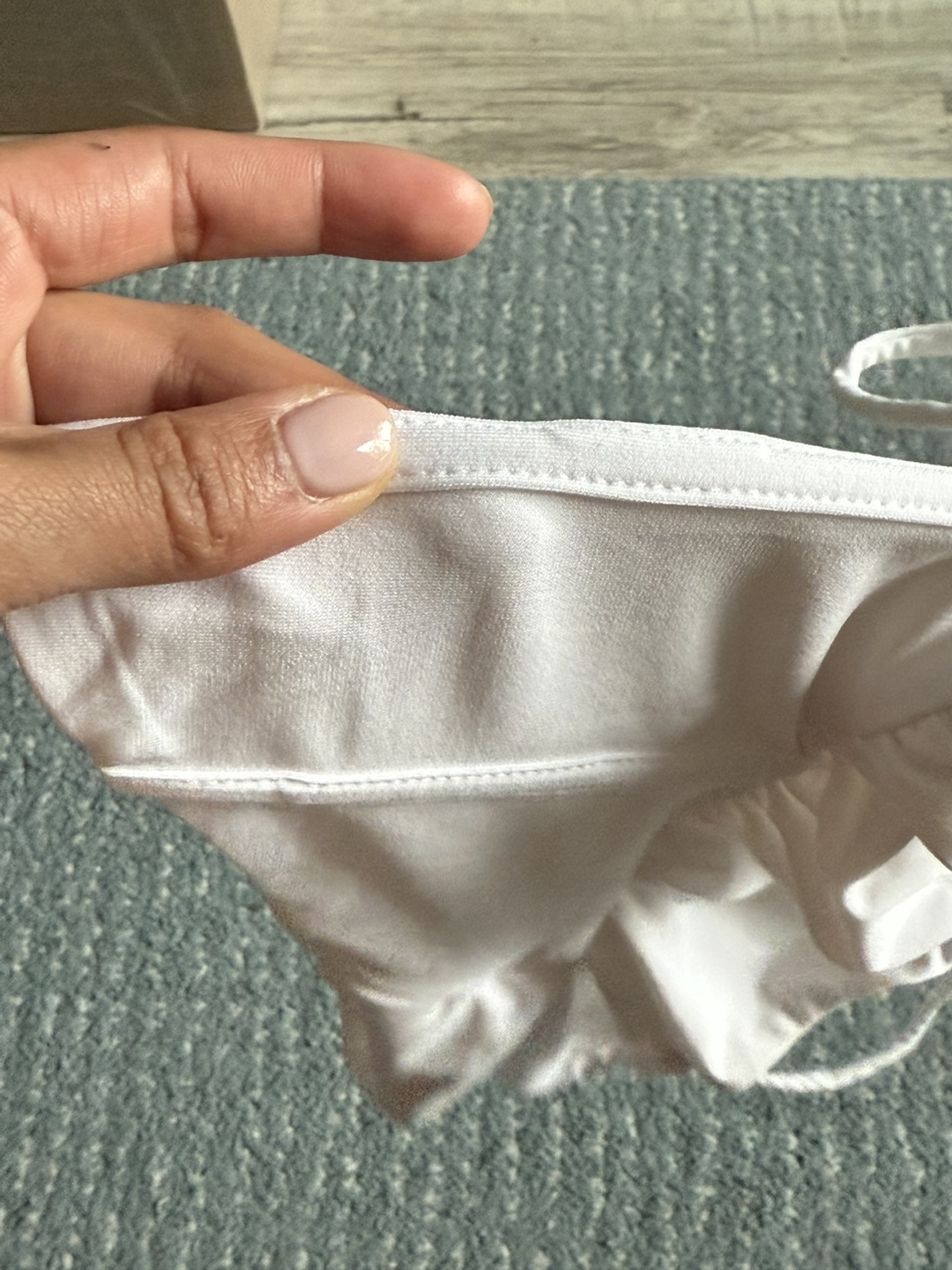 White Boned Crop Top - photo 4