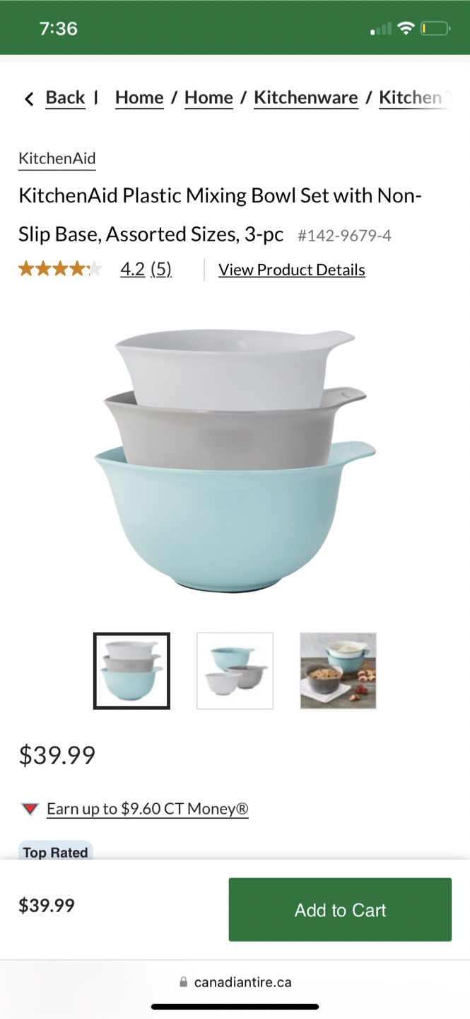 KitchenAid Mixing Bowl Set - photo 2