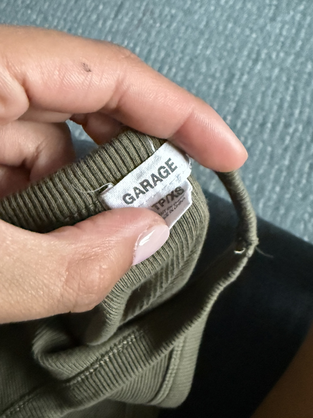 Garage Olive Green Tank Top - photo 3