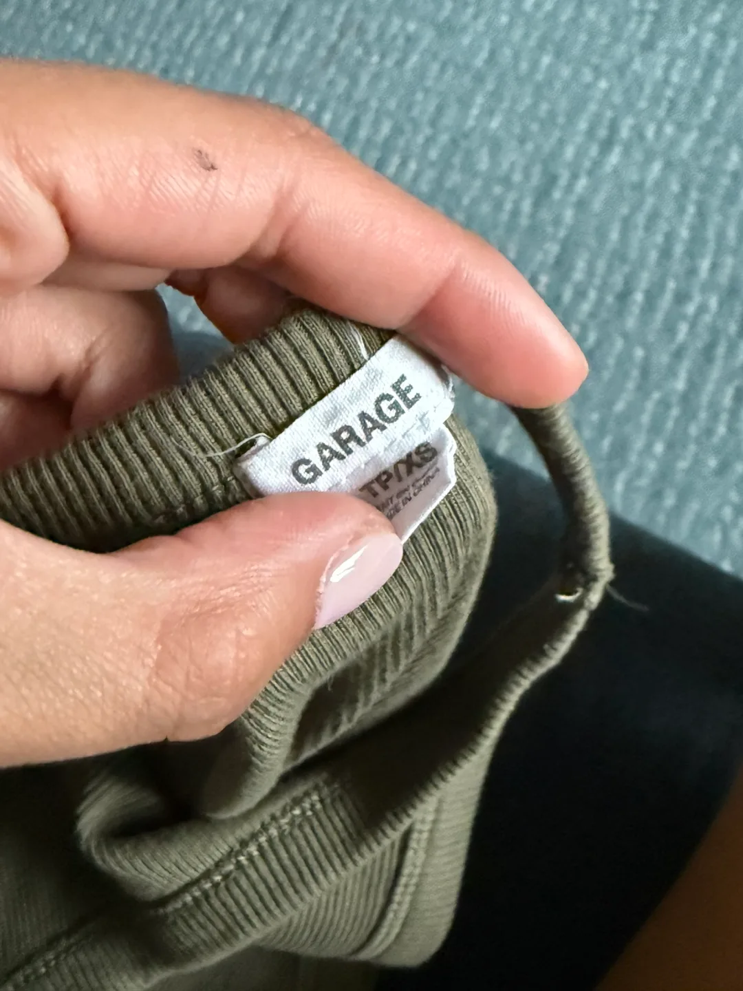 Garage Olive Green Tank Top image indicator(3)