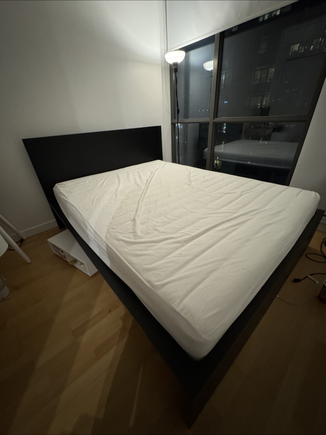 Black Malm bed - photo 3