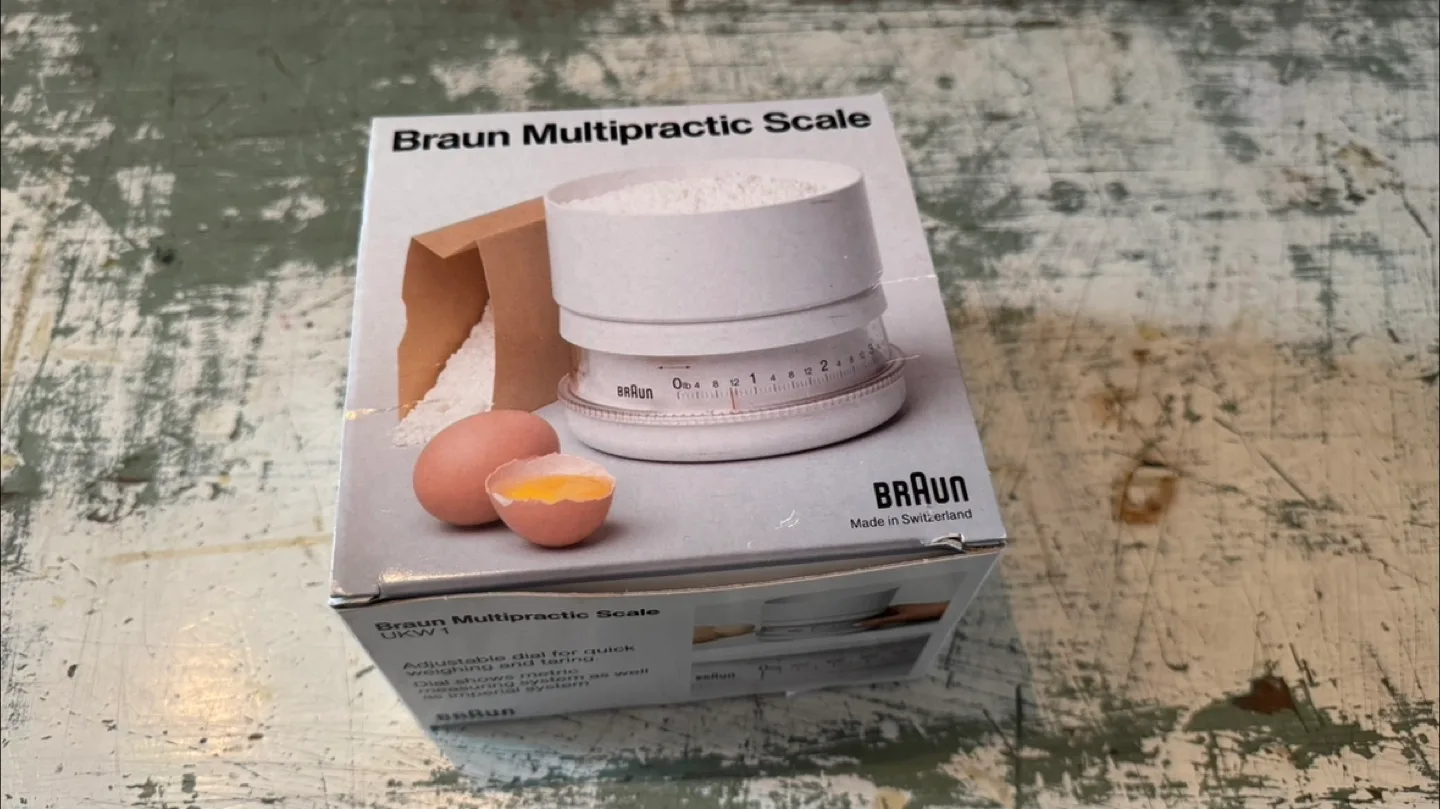 Braun Multipractic Scale UKW1 designed by Rido Busse thumbnail