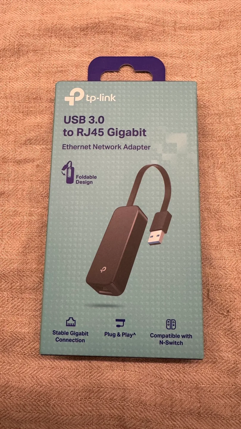 TP-Link USB 3.0 to RJ45 Gigabit Ethernet Network Adapter thumbnail