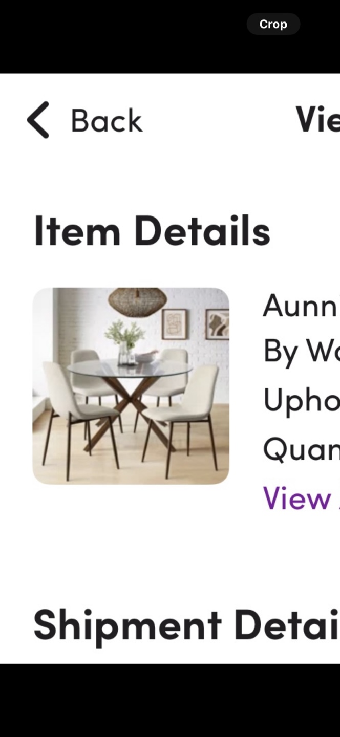 Table and chairs (4)