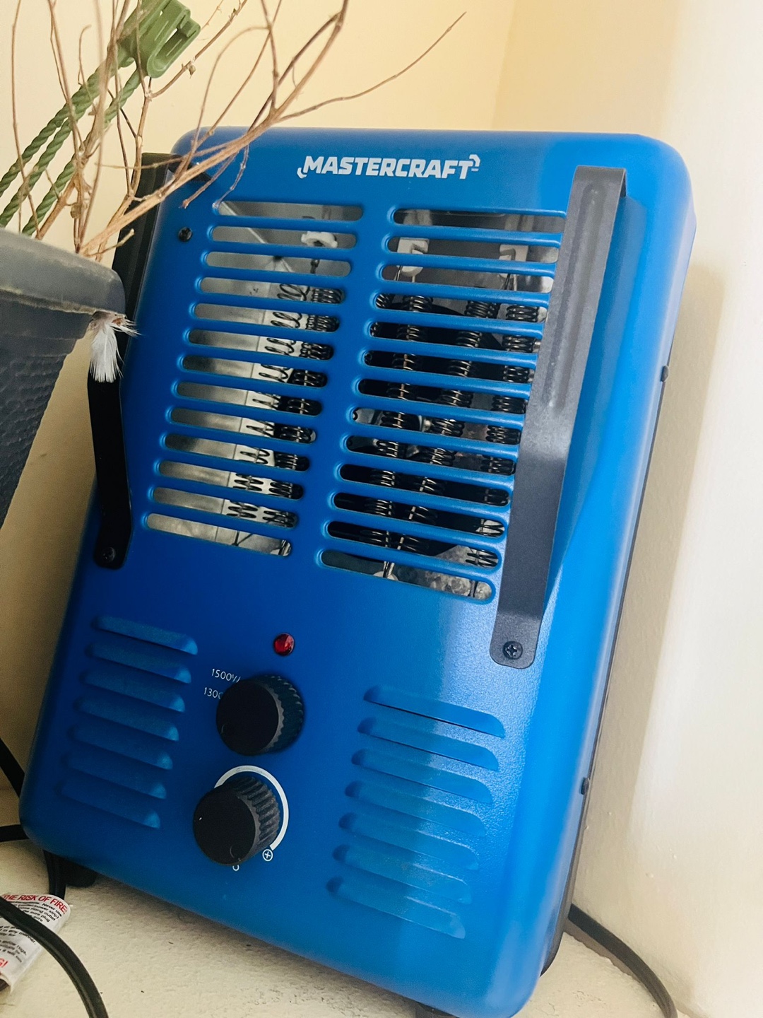 Blue Space Heater