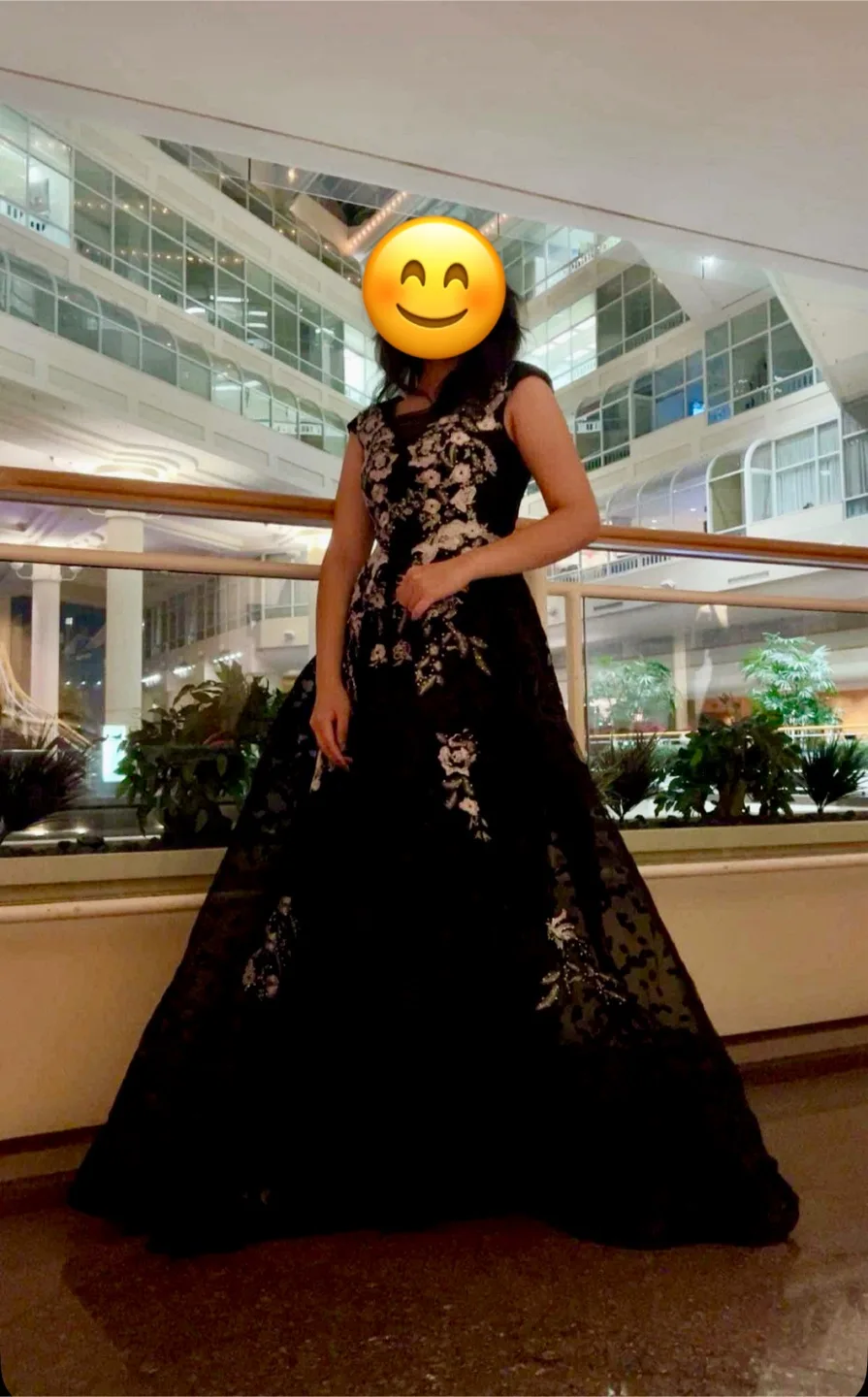 Elegant Formal Black Gown thumbnail