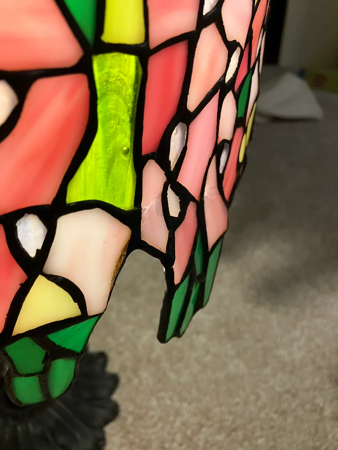 Tiffany Style Stained Glass Table Lamp image indicator(6)