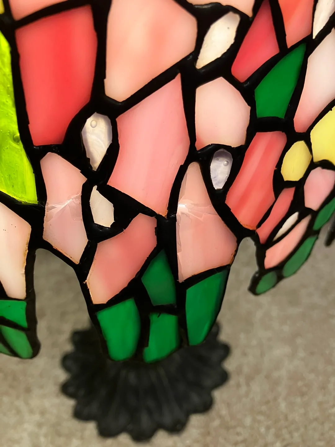 Tiffany Style Stained Glass Table Lamp image indicator(7)