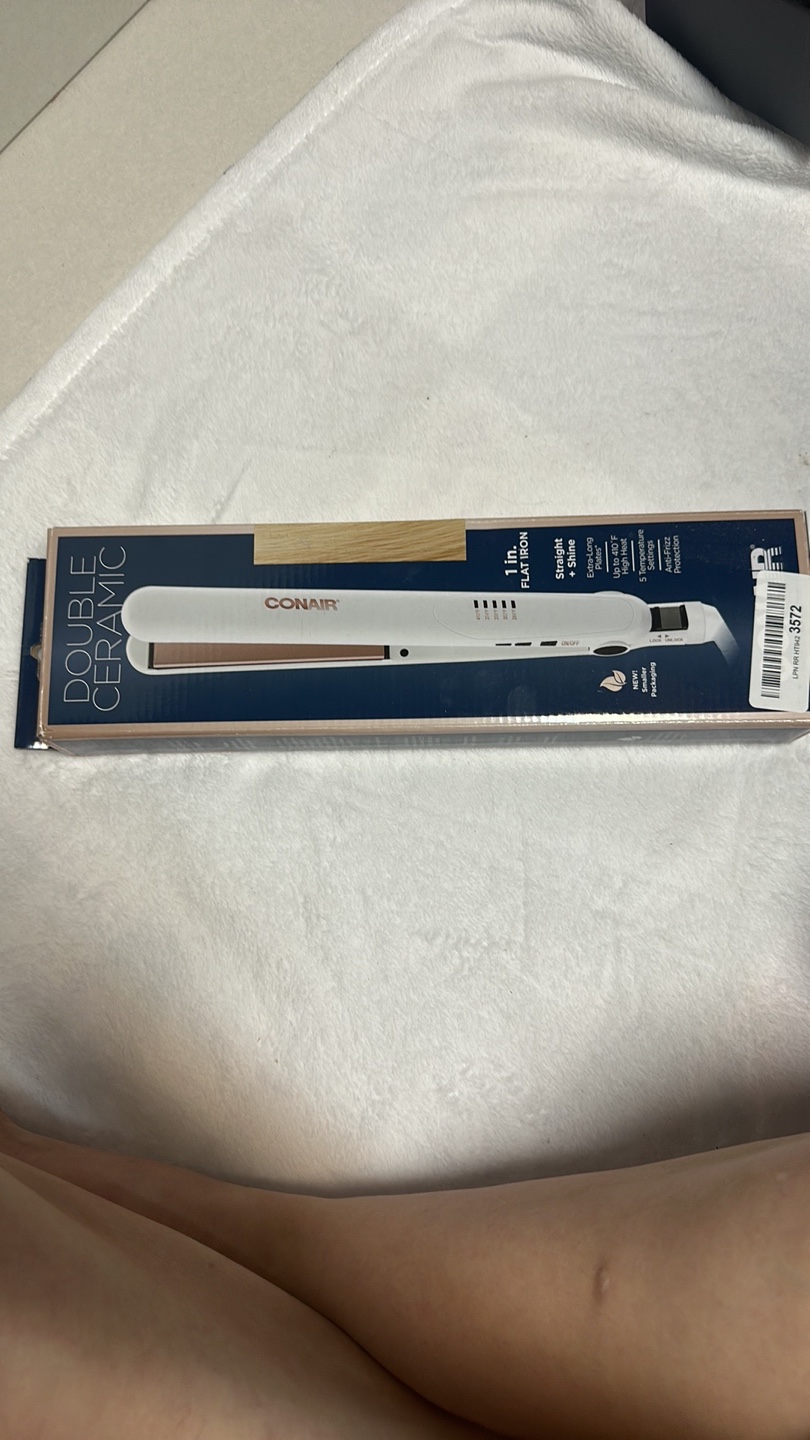 Conair Double Ceramic 1" Flat Iron