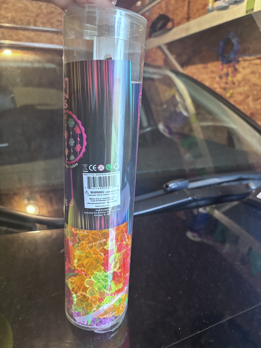 Neon Bead Curtains