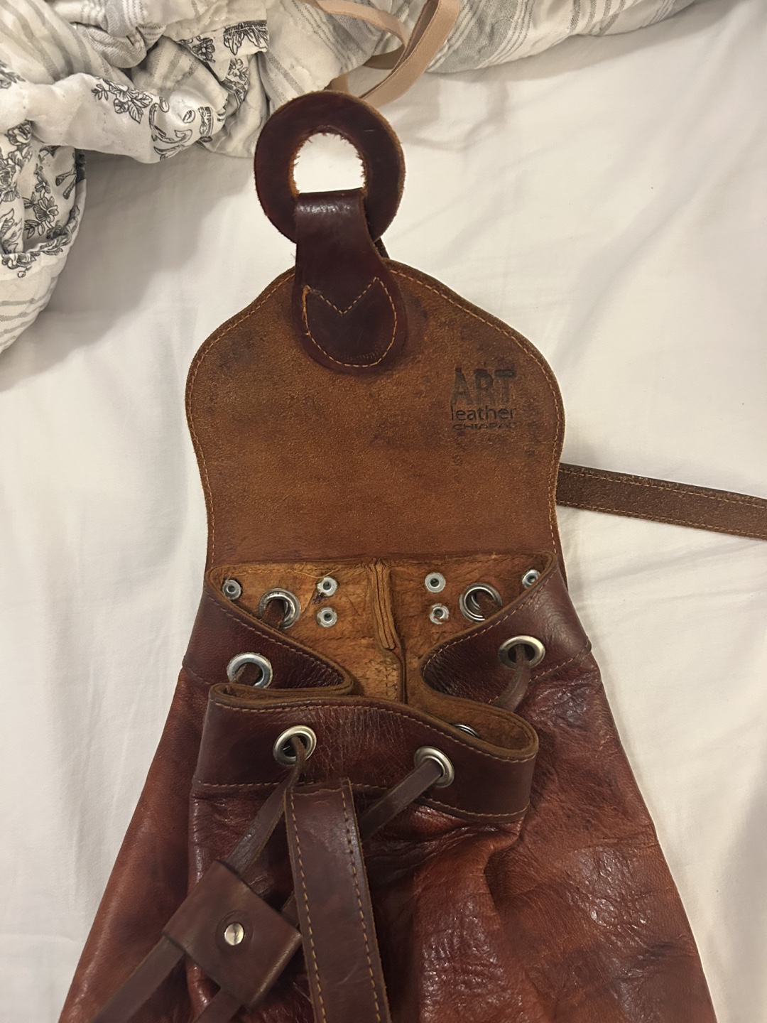 Art Leather Brown Leather Backpack - photo 4