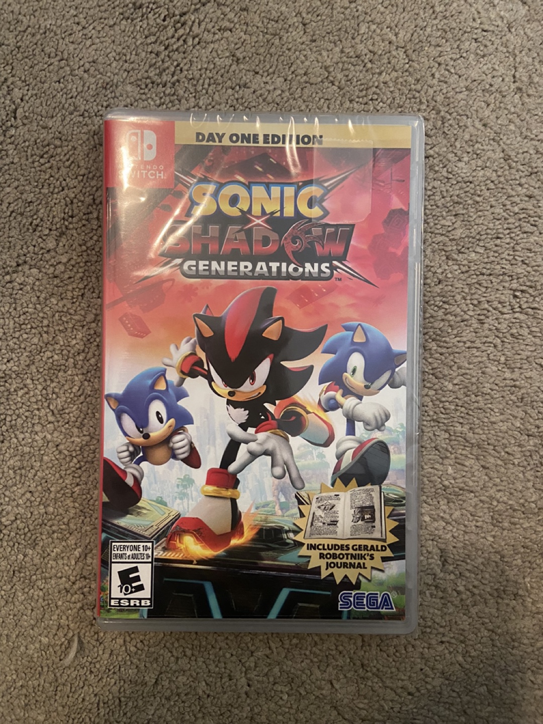 Unopened Sonic X Shadow Generations Nintendo Switch Game