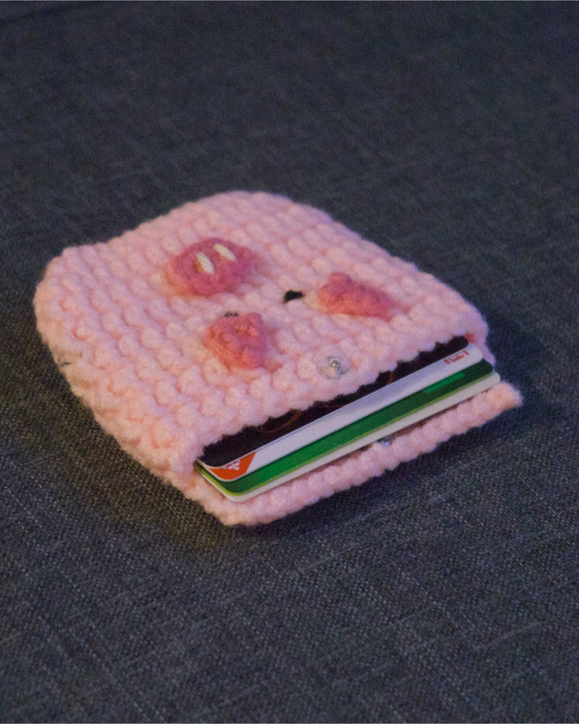 Handmade Crochet Card Holder - photo 2