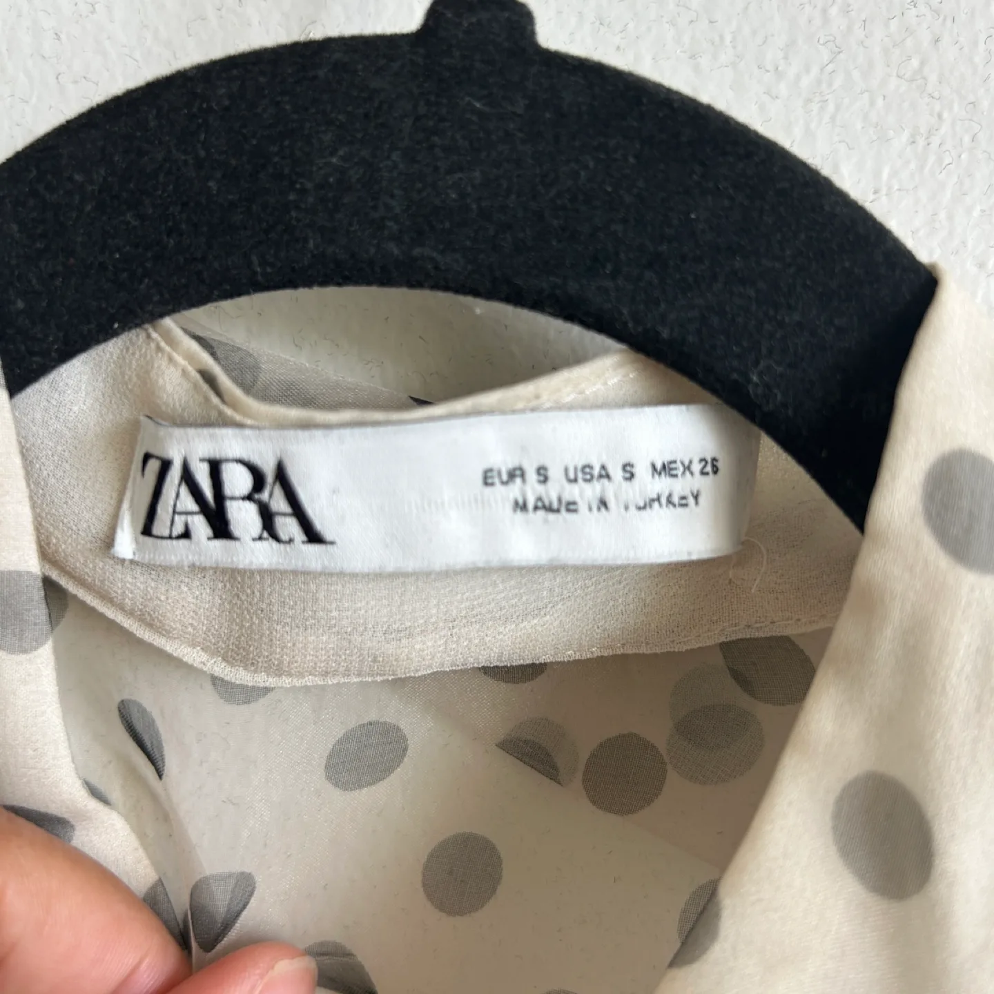 Zara Polka Dot Blouse - Size Small image indicator(3)