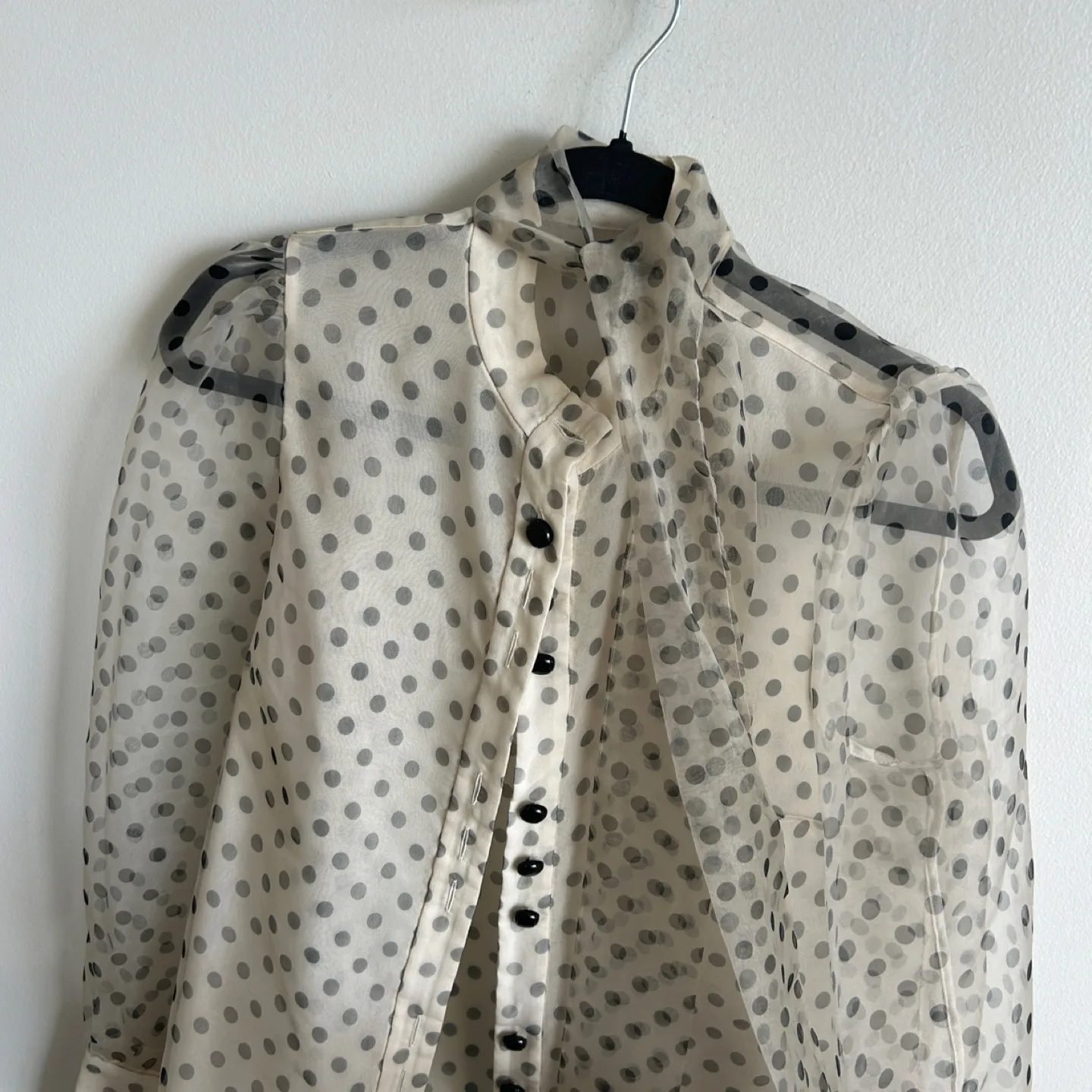 Zara Polka Dot Blouse - Size Small image indicator(2)