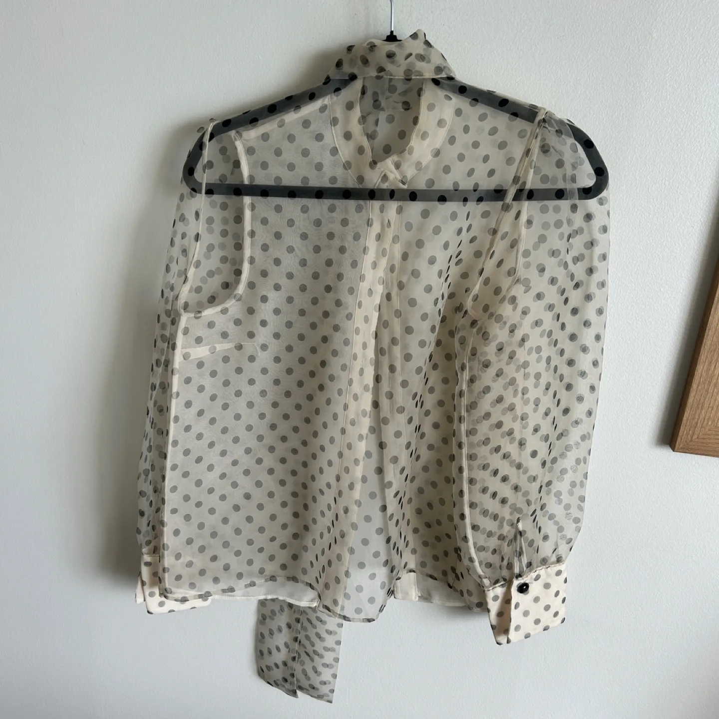 Zara Polka Dot Blouse - Size Small image indicator(4)