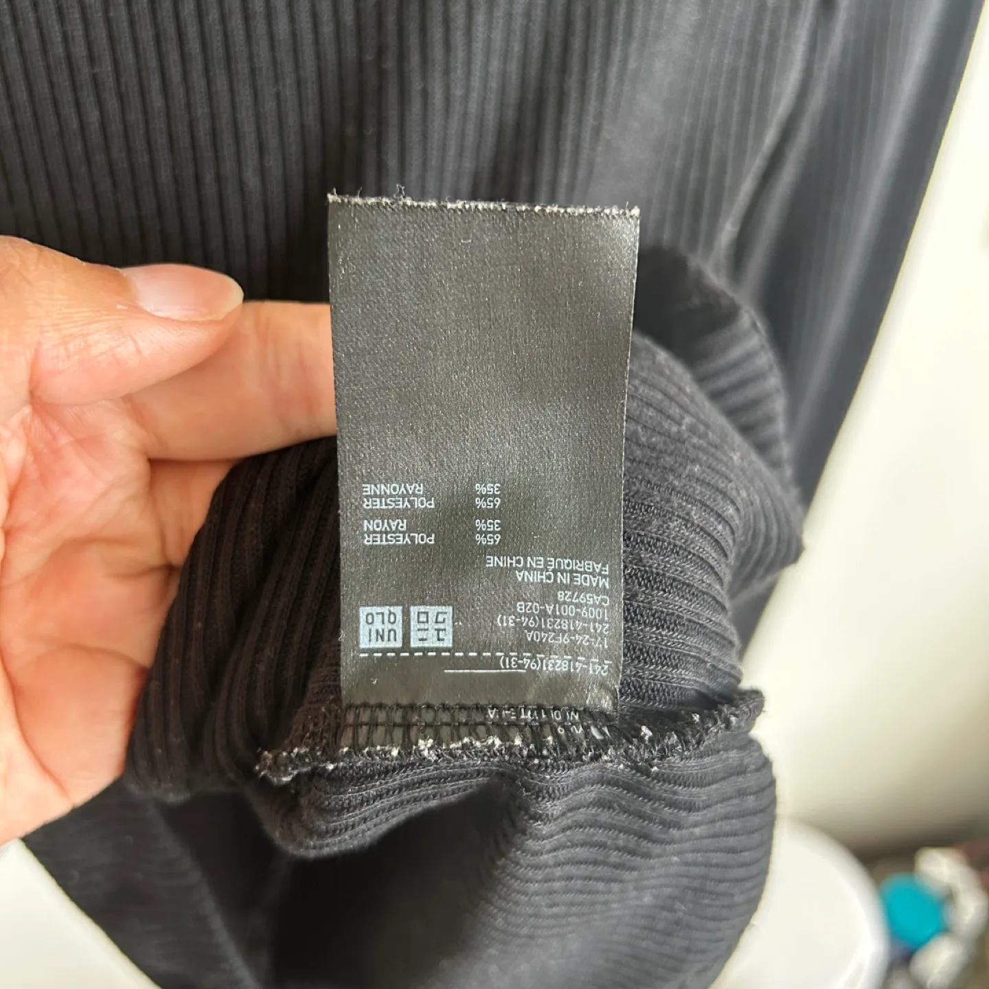 Uniqlo Black Turtle Neck Top, XS image indicator(4)