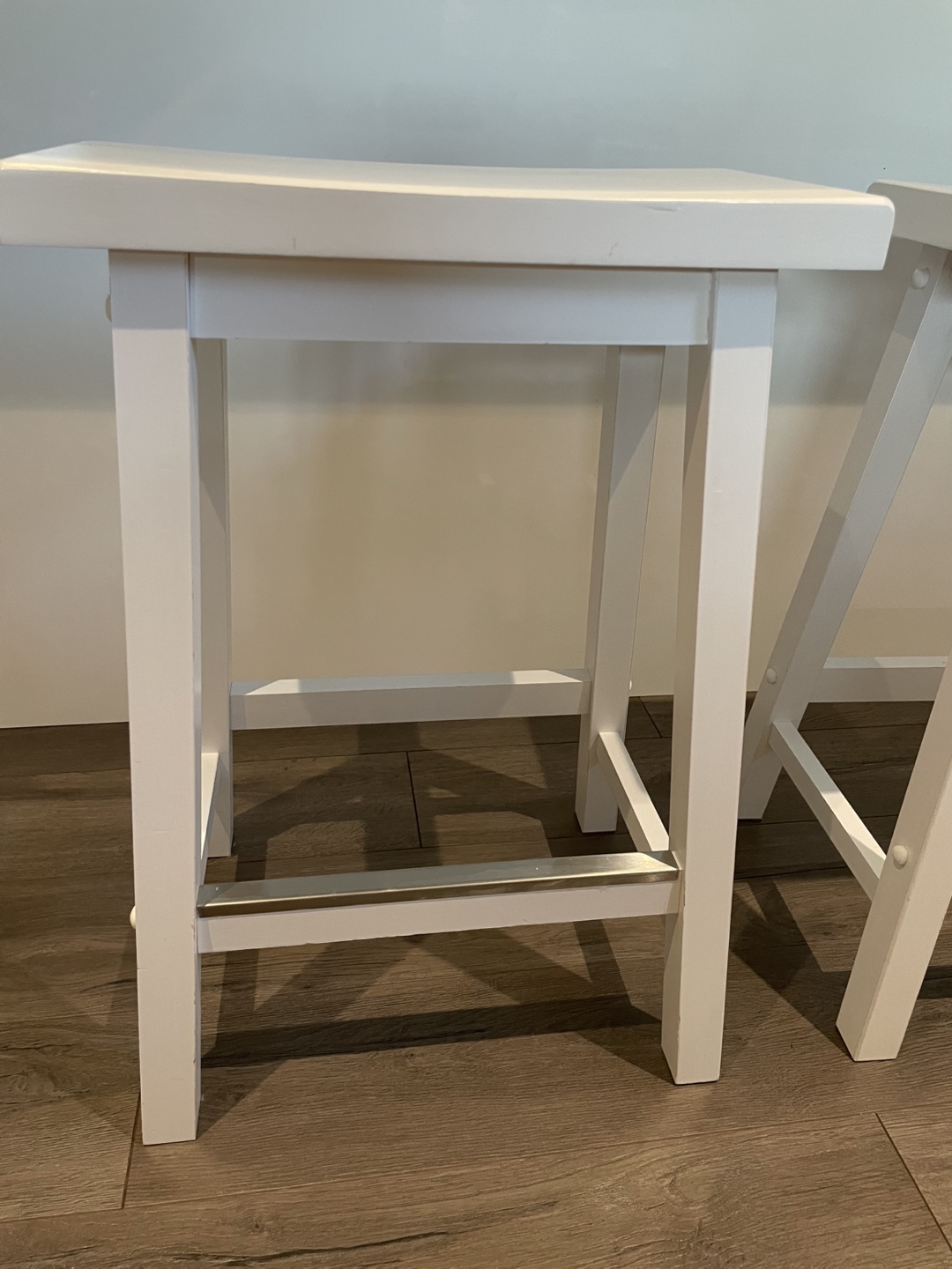 White Bar Stools Set - photo 3
