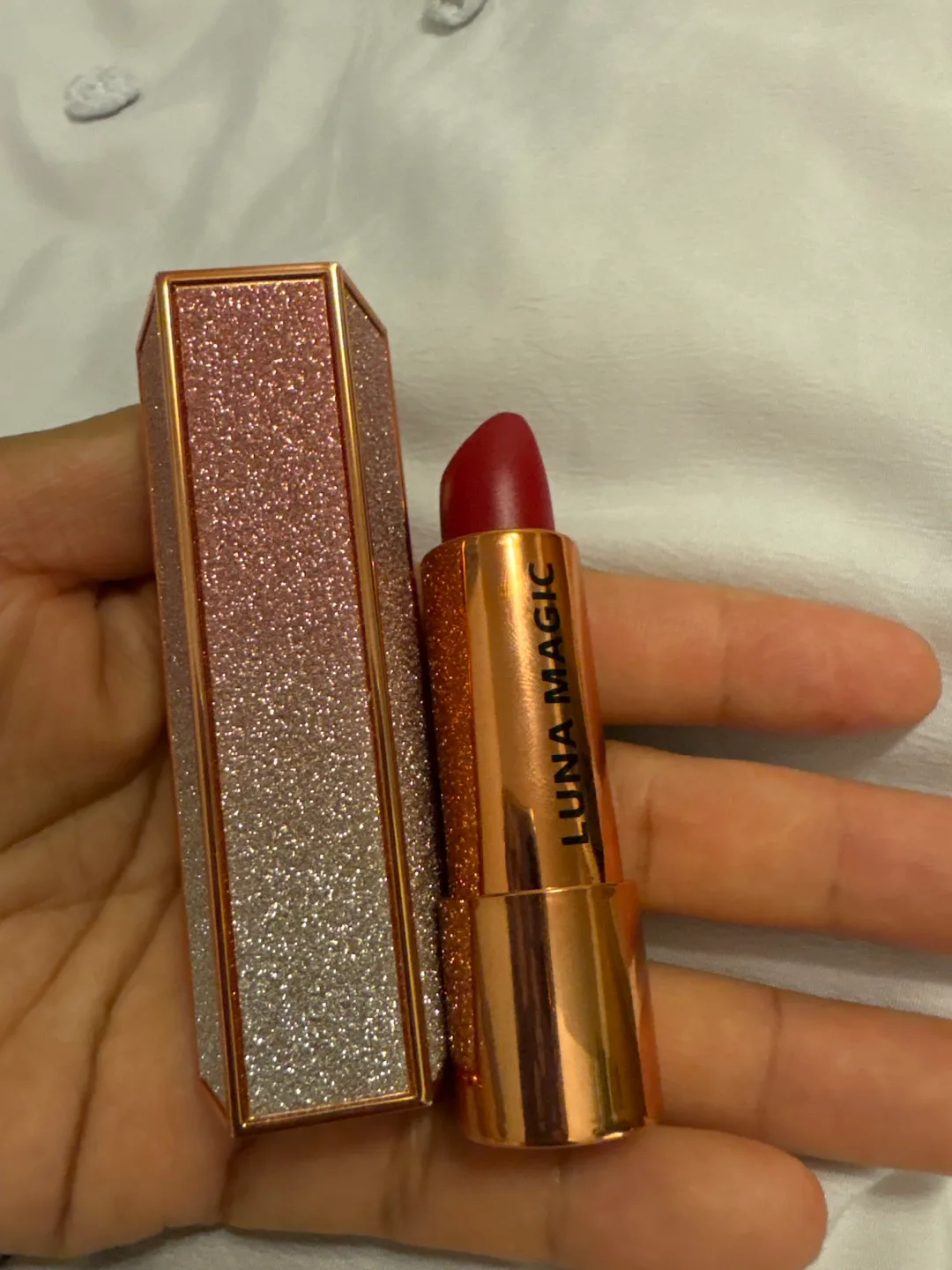 Luna Magic Tribeca Lipstick 🥕💚 image indicator(4)