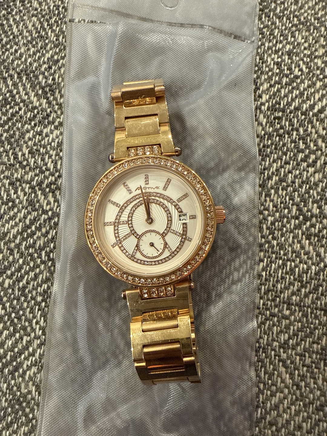 Active Gold-Toned Watch