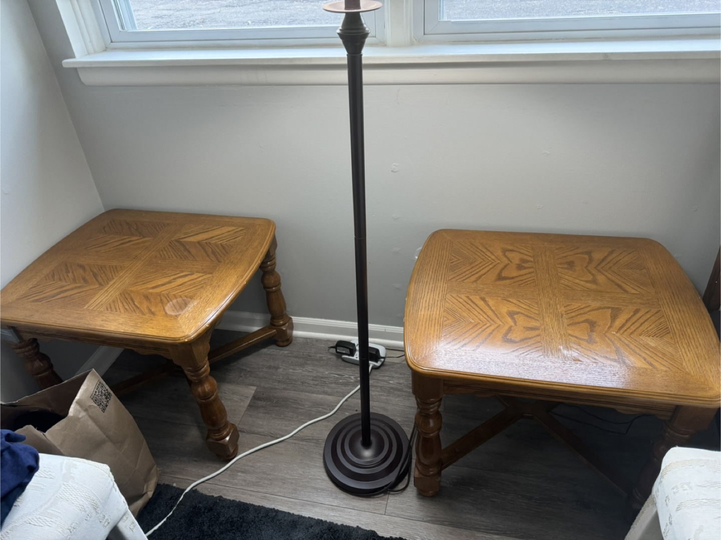 Wooden End Table - photo 4